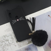 Cat With Puff Black
